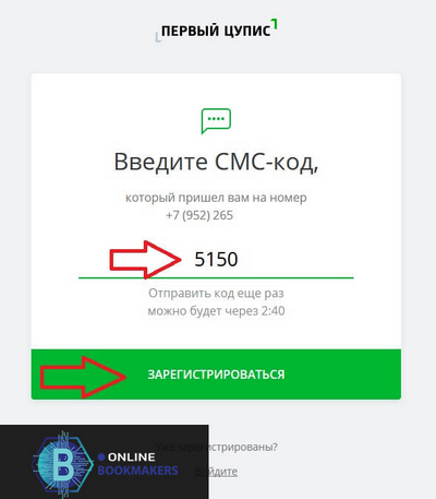 Завершение регистрации ЦУПИС