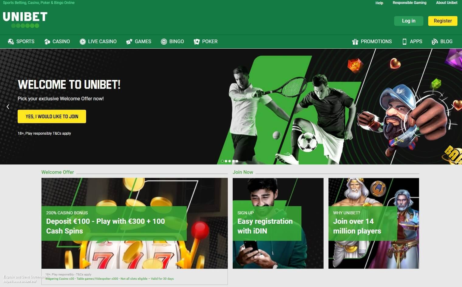 Букмекерская контора Unibet