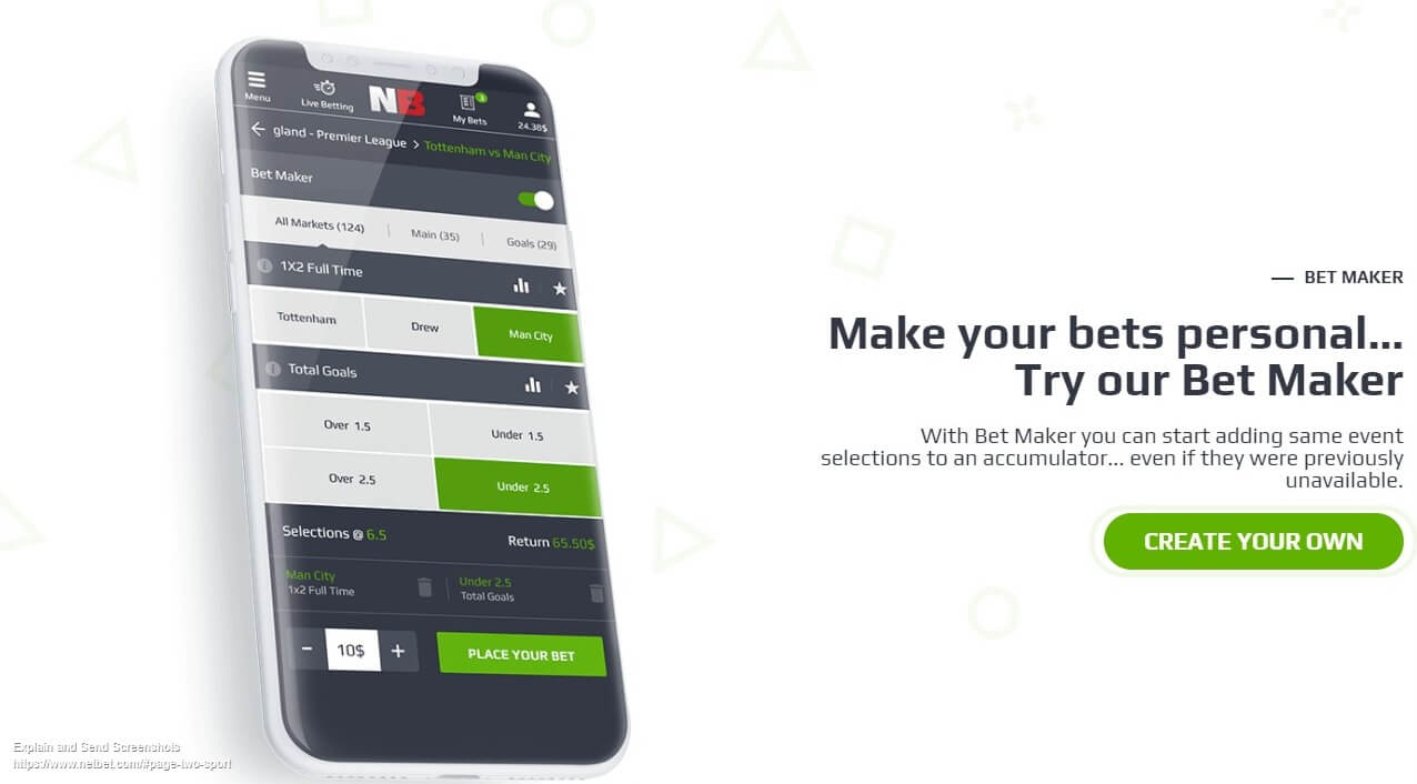 Мобильная версия сайта netbet