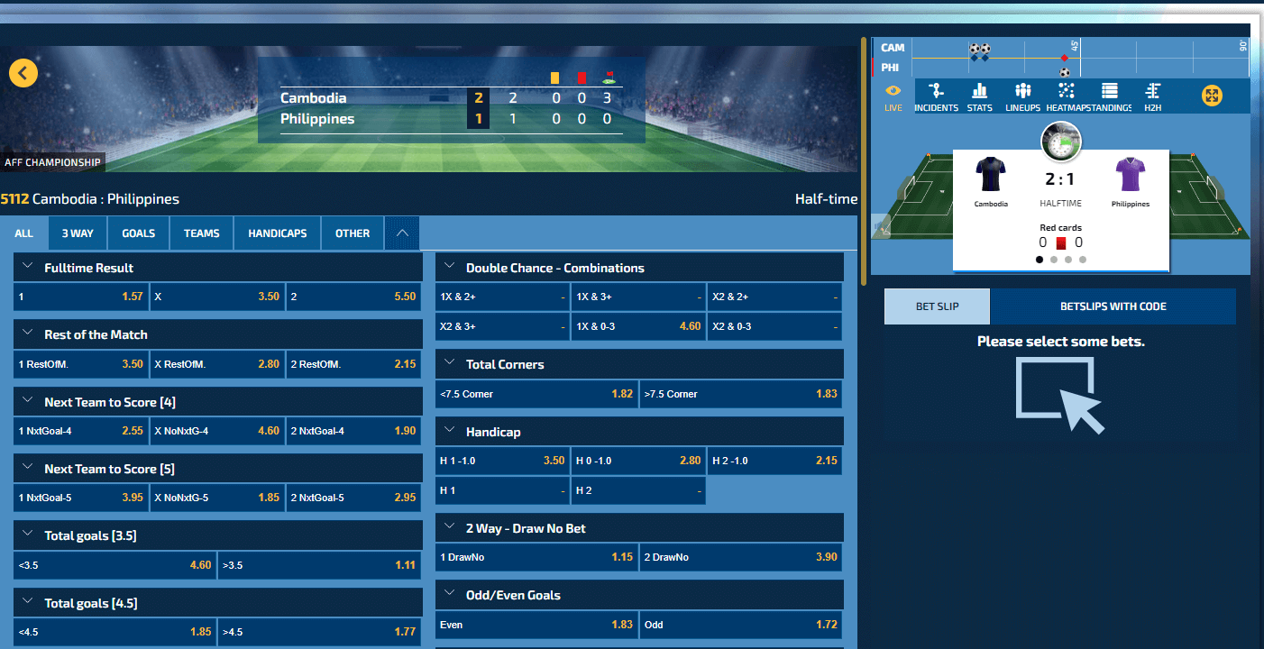 Live-ставки в БК Sportlife